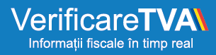 Logo VerificareTVA.ro - verificare date fiscale în timp real